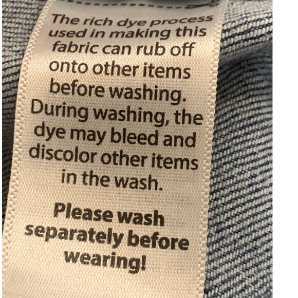 Vintage George Denim Trucker Jean Jacket 42-44 Blue Mens Button Front Work - Picture 13 of 14